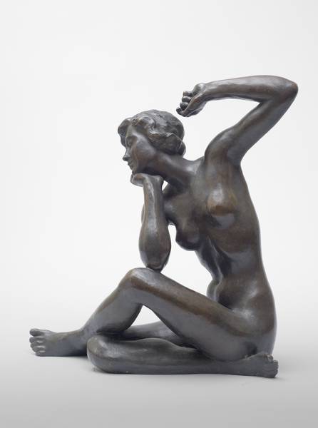 Die Erwachende, Bronzeguß 1922