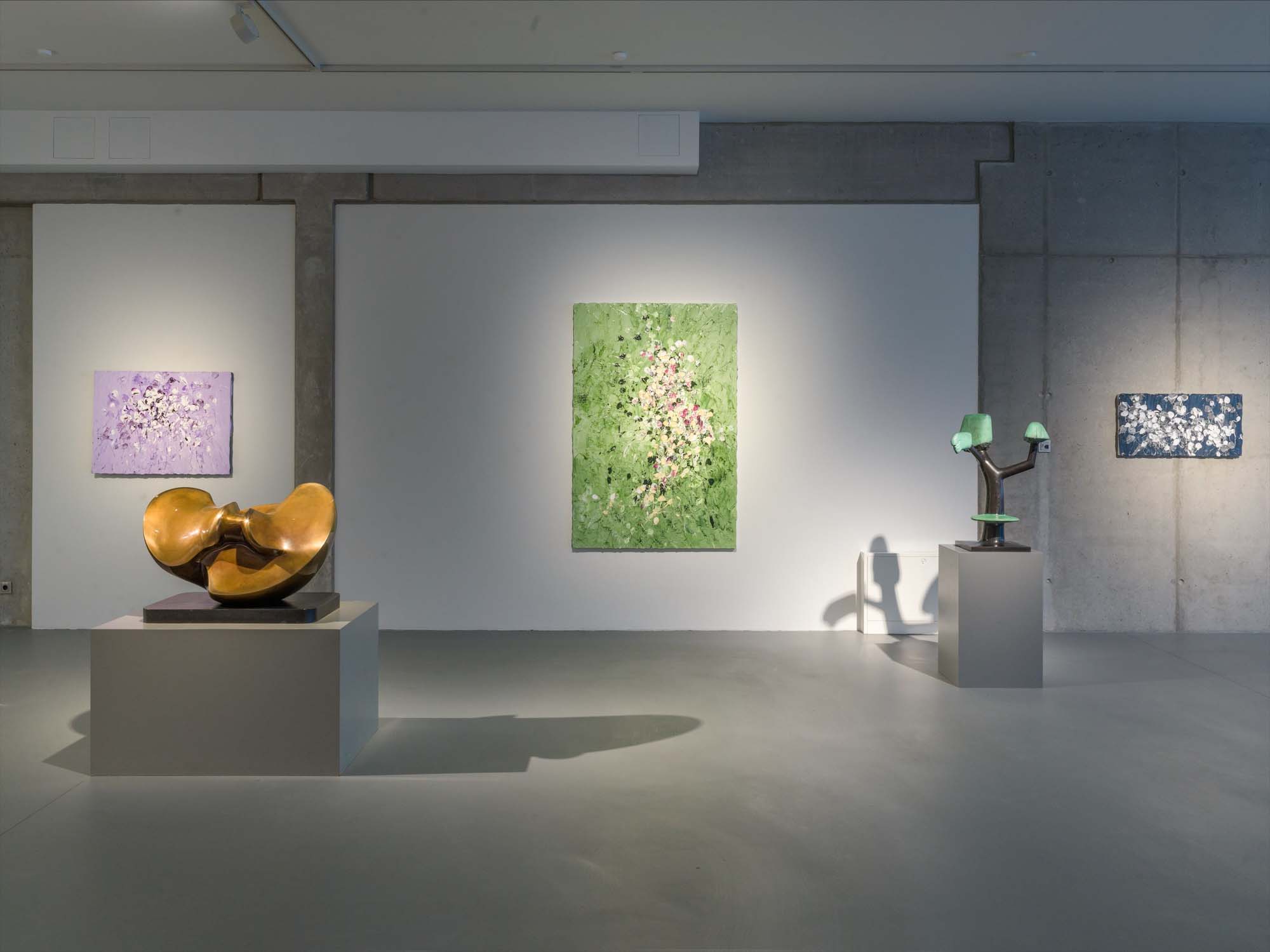 Ausstellungsansicht Susan Swartz in der Werkstattgalerie Hermann Noack
Foto: Roman März