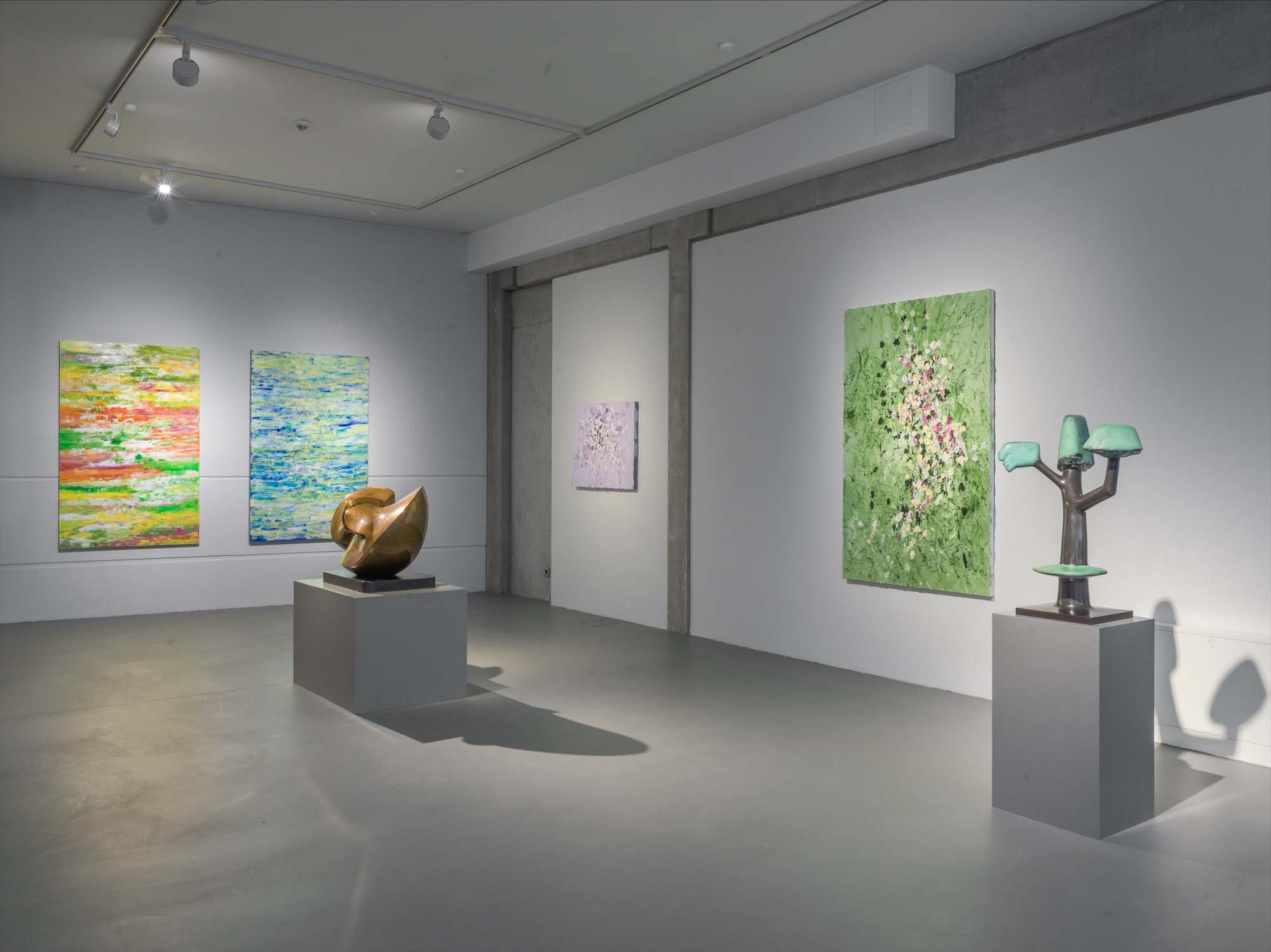 Ausstellungsansicht Susan Swartz in der Werkstattgalerie Hermann Noack
Foto: Roman März