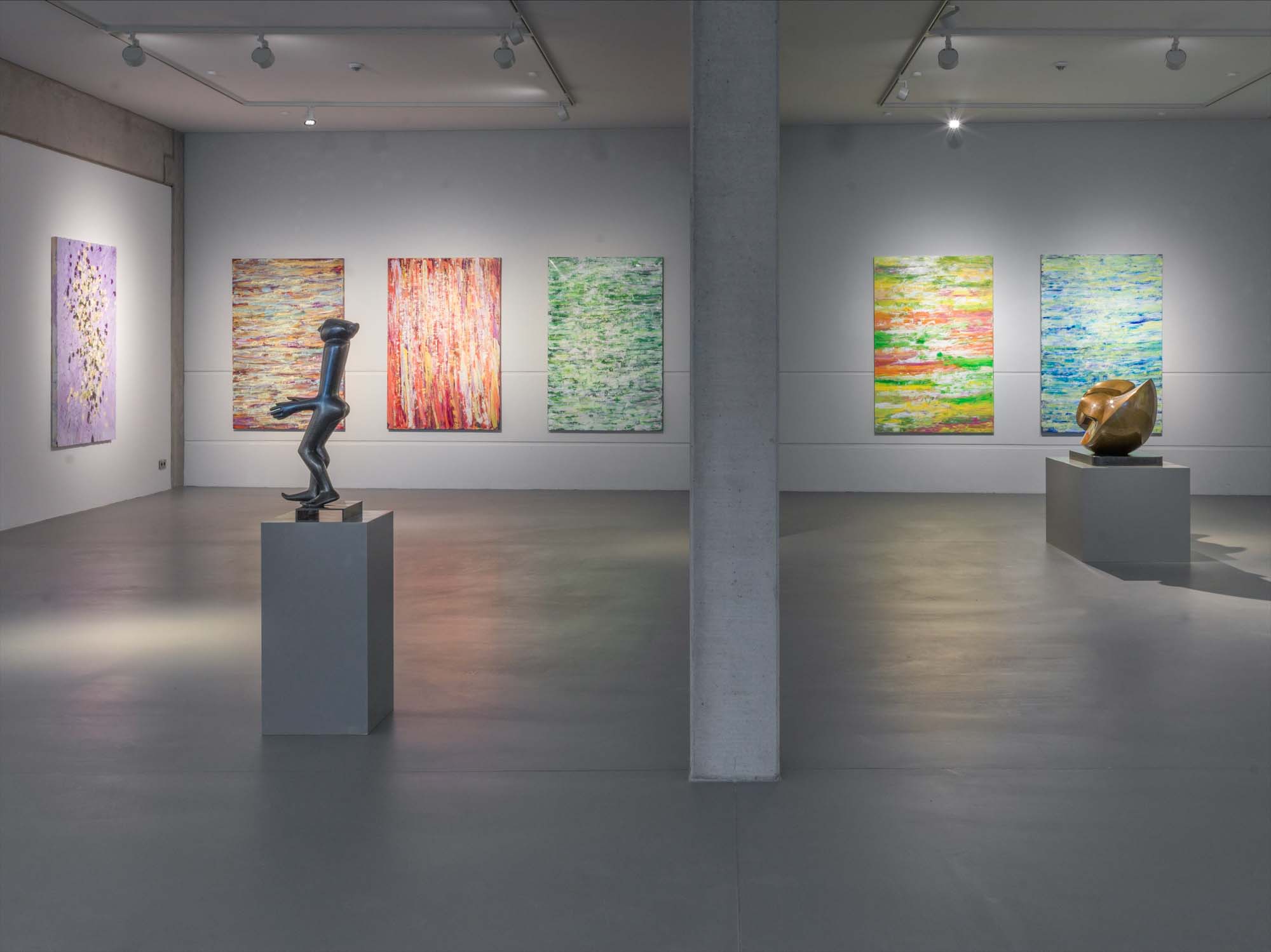 Ausstellungsansicht Susan Swartz in der Werkstattgalerie Hermann Noack
Foto: Roman März