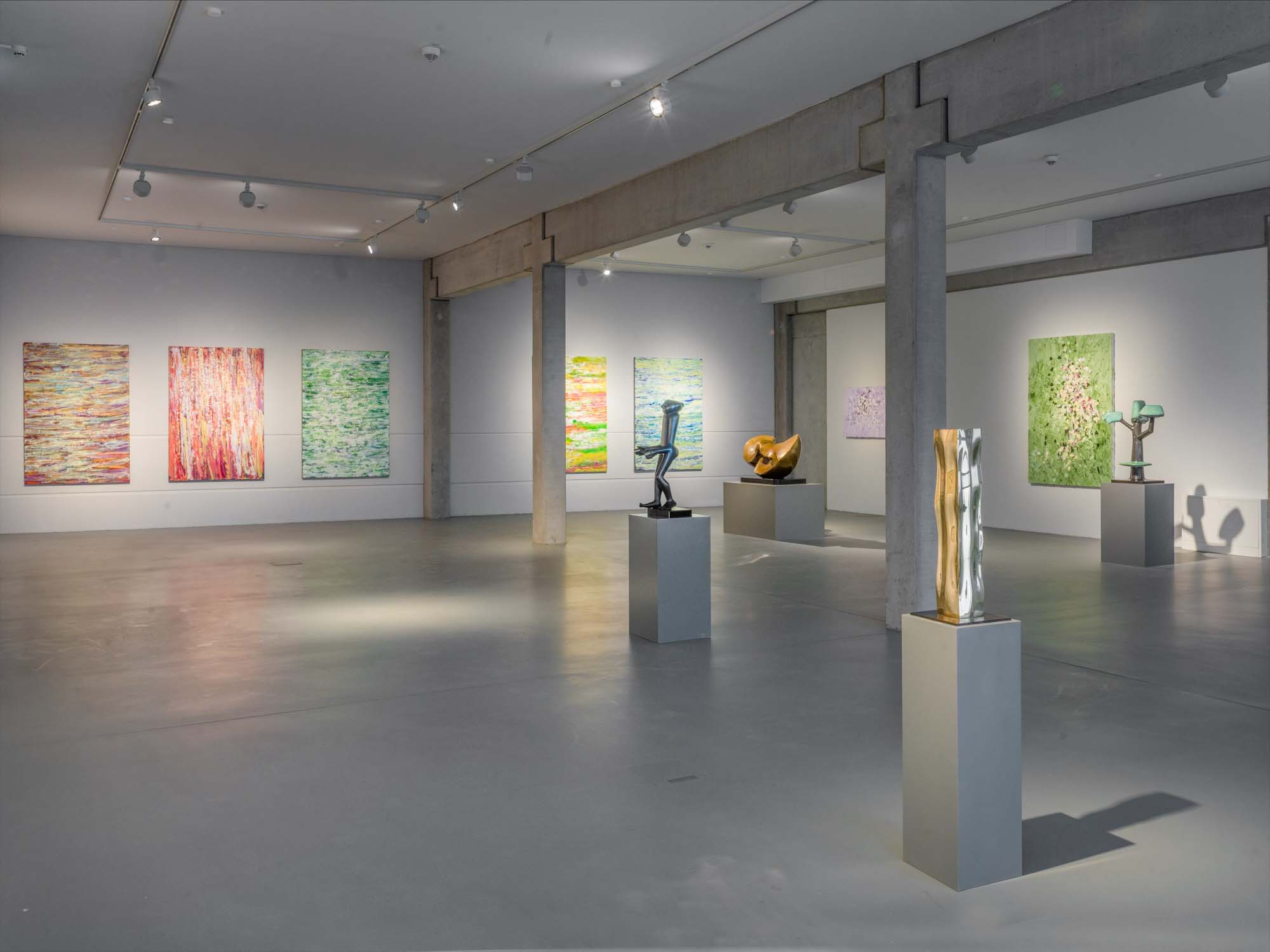 Ausstellungsansicht Susan Swartz in der Werkstattgalerie Hermann Noack
Foto: Roman März